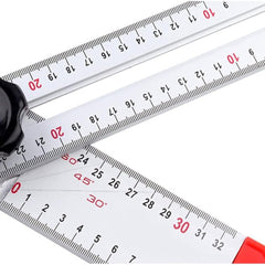 Adjustable 60cm Aluminum Alloy T-Type Ruler for Woodworking - Marking & Measuring Tool