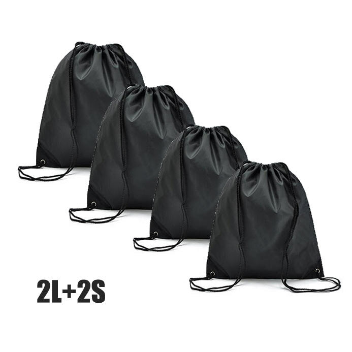 Durable Nylon Travel Drawstring Storage Bag - Sport Backpack Sack Bag