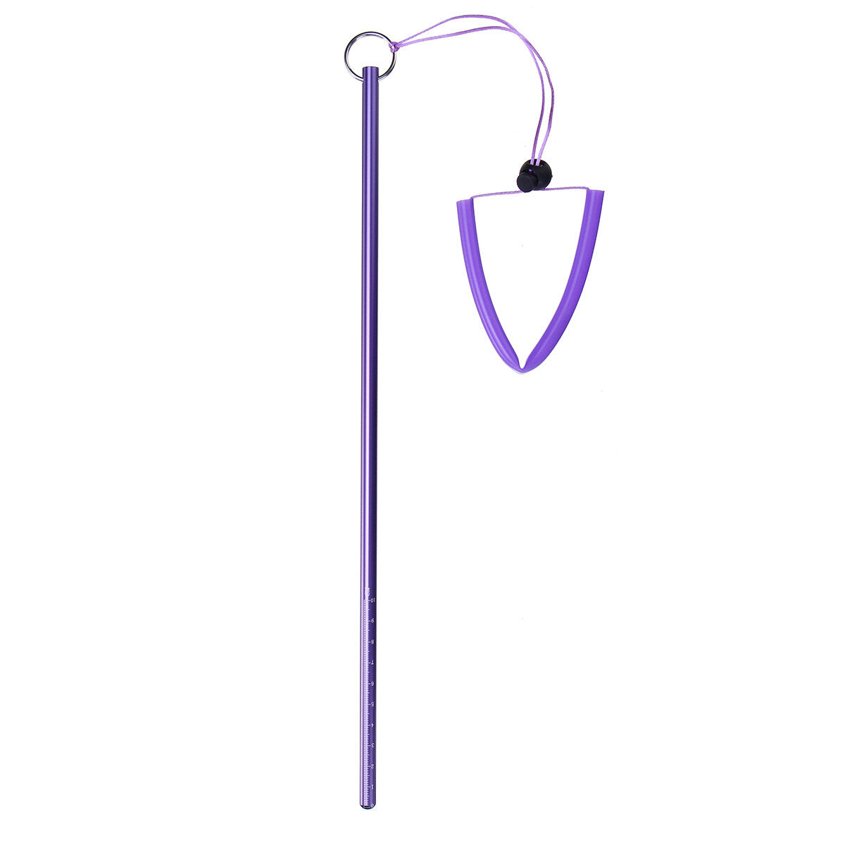 Colorful Aluminum Alloy Dive Stick with Lobster Clip and Hand Rope Lanyard