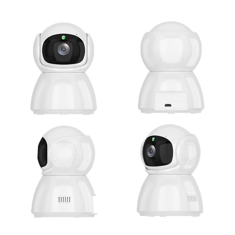 1080P PTZ Smart IP Camera - 360 Degree Night Vision Webcam for Home Security & Baby Monitoring