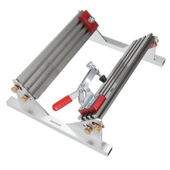 Adjustable Aluminum Spline Jig for Table Saw & Router, 1/2"-16" Size, Includes 4 Flip Stops