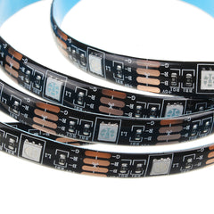 2M 60 LED Bluetooth String Light, 5V USB, Dimmable RGB Strip Lamps with IR Remote, Christmas Decorations Clearance