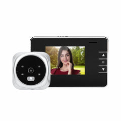 HD 1080P Door Viewer Video Peephole Camera with 2.8" Monitor, Night Vision, Digital Ring Doorbell, and Voice Record