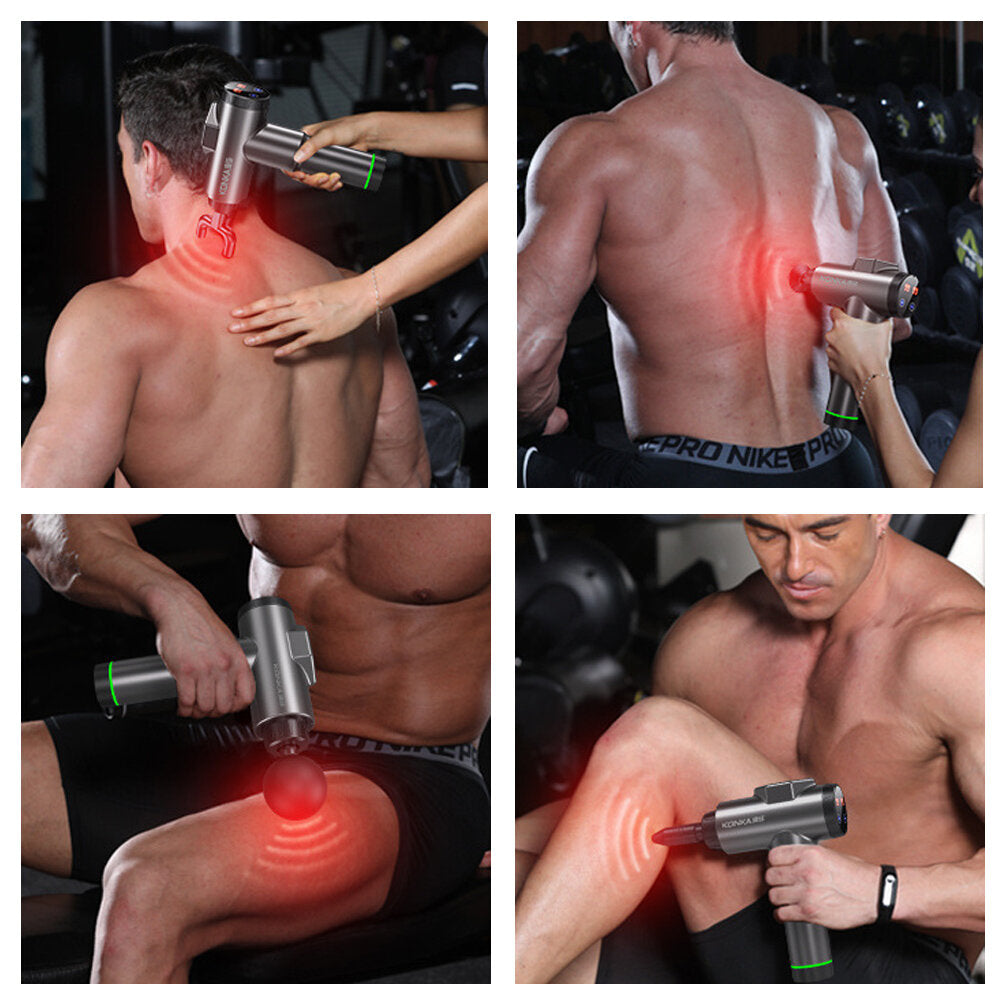 Deep Tissue Muscle Massage Gun for Body, Shoulder, Back, Neck - Pain Relief, Relaxation, Slimming, Shaping for Athletes