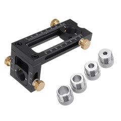 Cabinet Hardware Drill Jig - 6/8/10/12mm Hole Punch Locator for Furniture and Baby Cribs