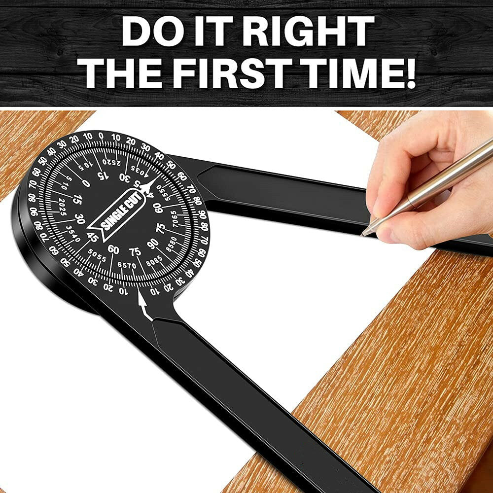 Best Aluminum Protractor for Woodworking & Miter Saw Angle Finder