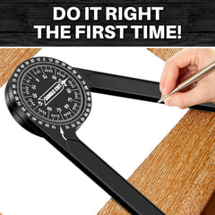 Best Aluminum Protractor for Woodworking & Miter Saw Angle Finder