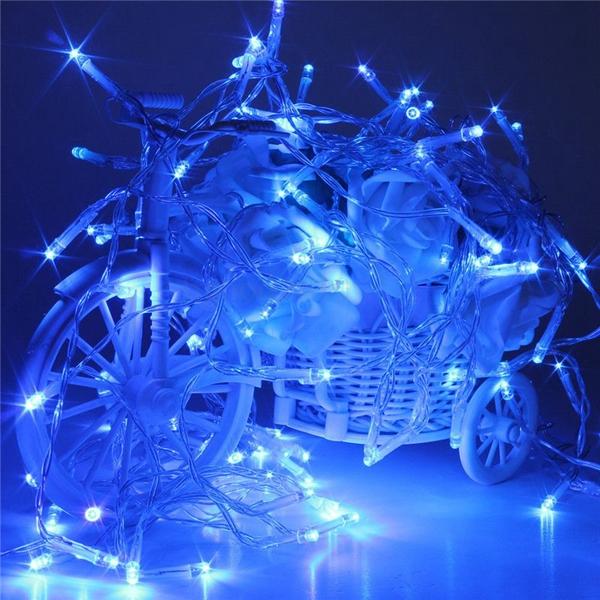 10M 80 LED Battery Powered Twinkling Fairy String Lights - Funky ON Mode