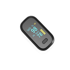 Portable Finger-Clamp Pulse Oximeter - Blood Oxygen Saturation & Heart Rate Monitor