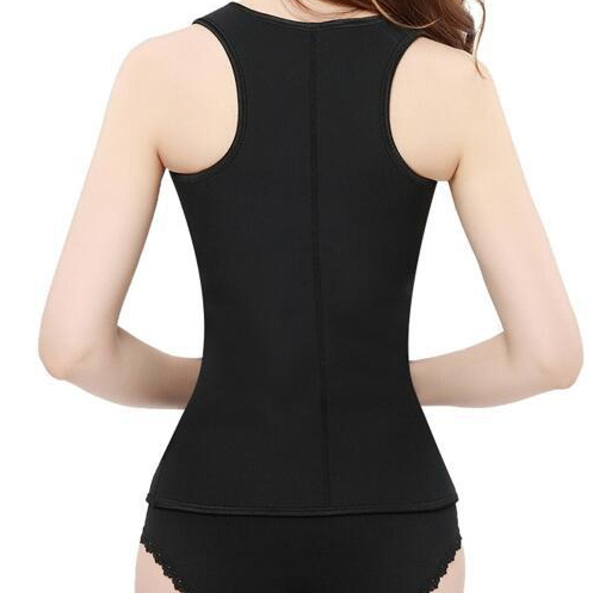 Women's Adjustable Sauna Slimming Sweat Belt Vest - Waist Shaper Tank Top for Fitness & Yoga