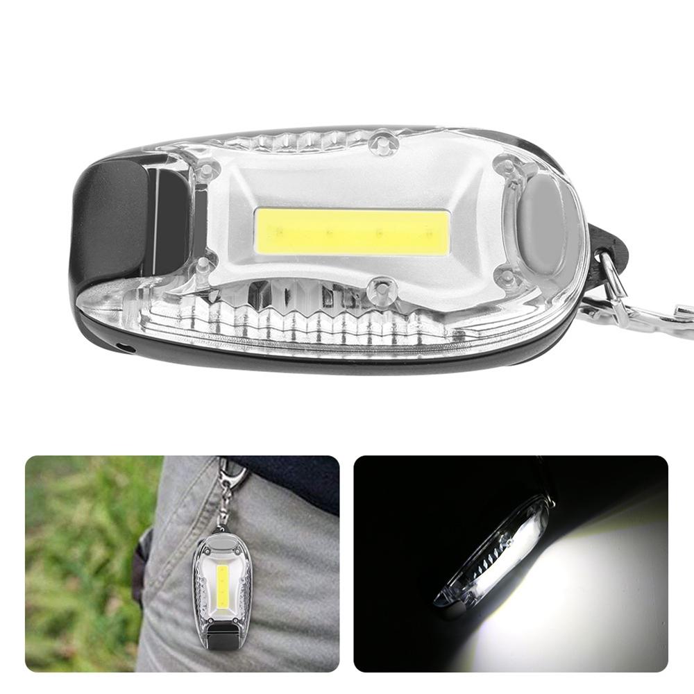 Mini Portable COB LED Keychain Light - Battery Powered Tent, Camping, Emergency Work Flashlight