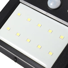 10 LED Solar Powered Wall Lights, 200LM Outdoor Garden Lamp for Door and Fence