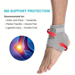 Adjustable Ankle Brace - Breathable Neoprene, Comfortable Fit for Sports - 1pc