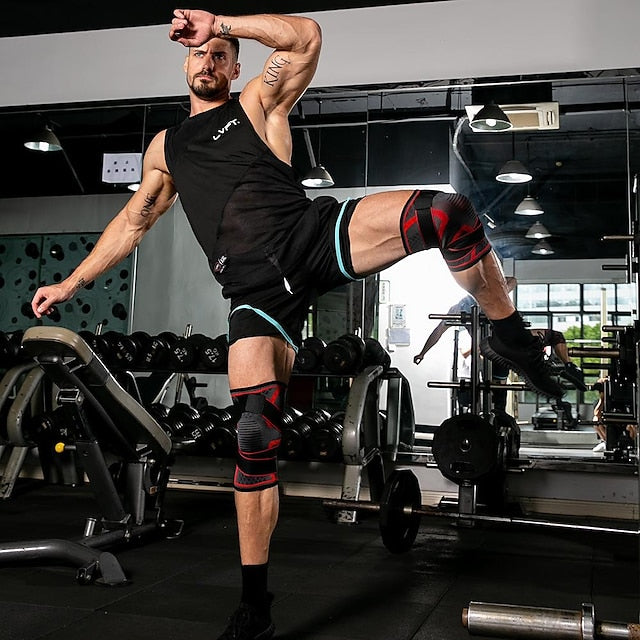 Copper Knee Brace Compression Sleeve - Support for Pain Relief, Injury Recovery, Arthritis, ACL, Meniscus Tears - 1 Pack