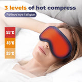 Heated Electric Eye Massager Mask - Wireless, Relieves Strain, Dark Circles, Dry Eyes, Fatigue