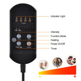 Infrared Electric Back Massager, Full-Body Massage Chair Cushion with Heat, Vibrator for Car, Home, Office - Lumbar & Neck Support