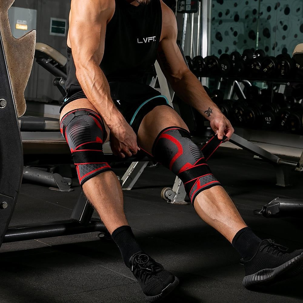 Copper Knee Brace Compression Sleeve - Support for Pain Relief, Injury Recovery, Arthritis, ACL, Meniscus Tears - 1 Pack