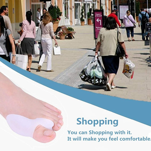 Unisex Silicone Bunion Splint & Toe Separator for Hallux Valgus Relief