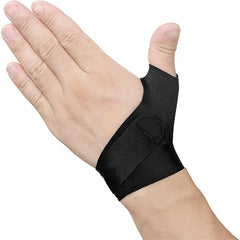 Adjustable Ultra Thin Wrist Brace & Thumb Support for Carpal Tunnel Relief - Comfortable Compression Strap (Left+Right)