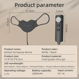 Photon Infrared Red Light Therapy Lip Mask, 4 Modes, LED Skincare Device to Reduce Lip Lines and Brighten Lips