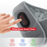 Rechargeable Electric Heating Wrist Guard with 5-Level Hot Compress, Massage Brace for Ankle, Hand, and Foot