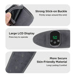 Rechargeable Electric Heating Wrist Guard with 5-Level Hot Compress, Massage Brace for Ankle, Hand, and Foot