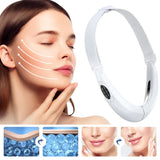Rechargeable V Face Massager, Portable Facial Device with LED Display, 5 Modes