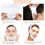 Rechargeable V Face Massager, Portable Facial Device with LED Display, 5 Modes