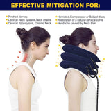 Adjustable Cervical Neck Traction Device for Pain Relief, Inflatable Neck Stretcher & Pillow