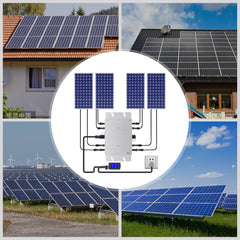 1200W Solar Micro Inverter, Grid Tie, MPPT, Pure Sine Wave, DC to AC, Waterproof