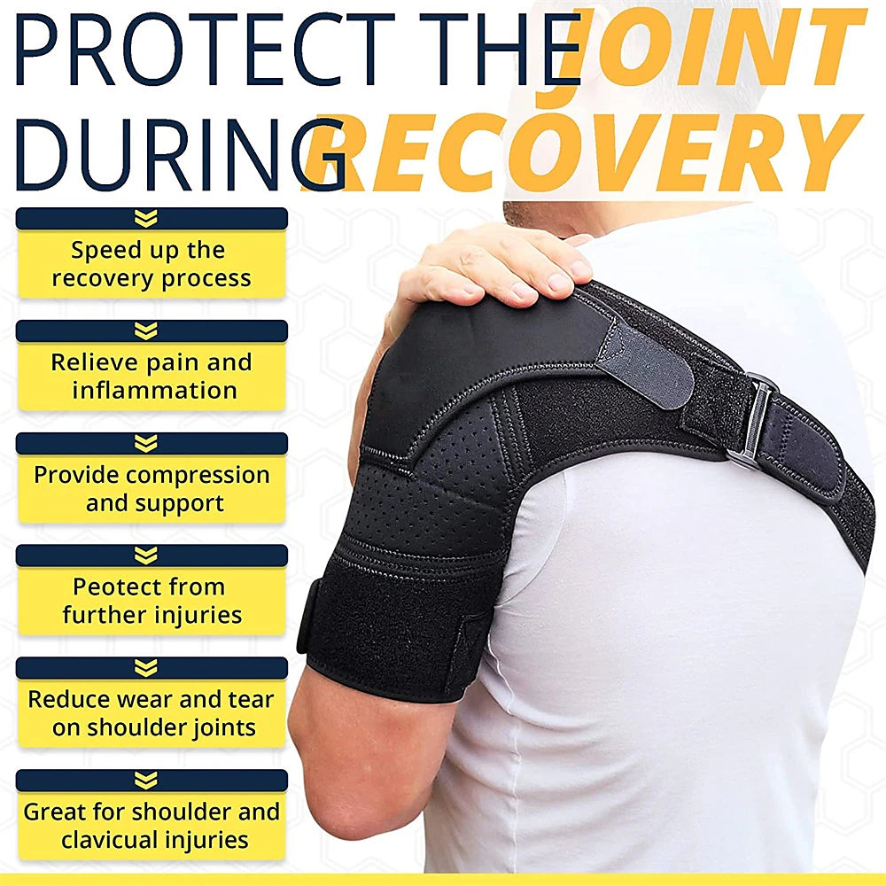 Shoulder Brace for Men & Women - Pain Relief for Torn Rotator Cuff, Compression Sleeve for Stability & Recovery