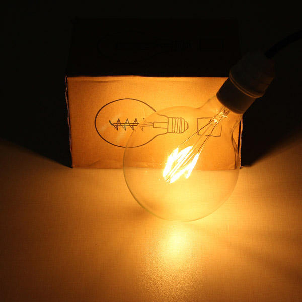 175mm 4W Retro LED Filament Light Bulb 220V