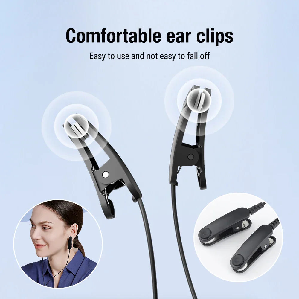 Sleep Aid Ear Clip for Insomnia, Anxiety, Depression, Migraine Relief & Improved Night Sleep