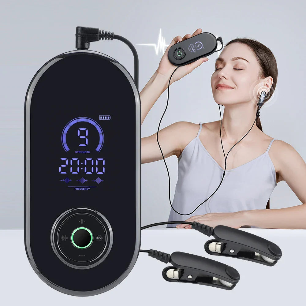 Sleep Aid Ear Clip for Insomnia, Anxiety, Depression, Migraine Relief & Improved Night Sleep