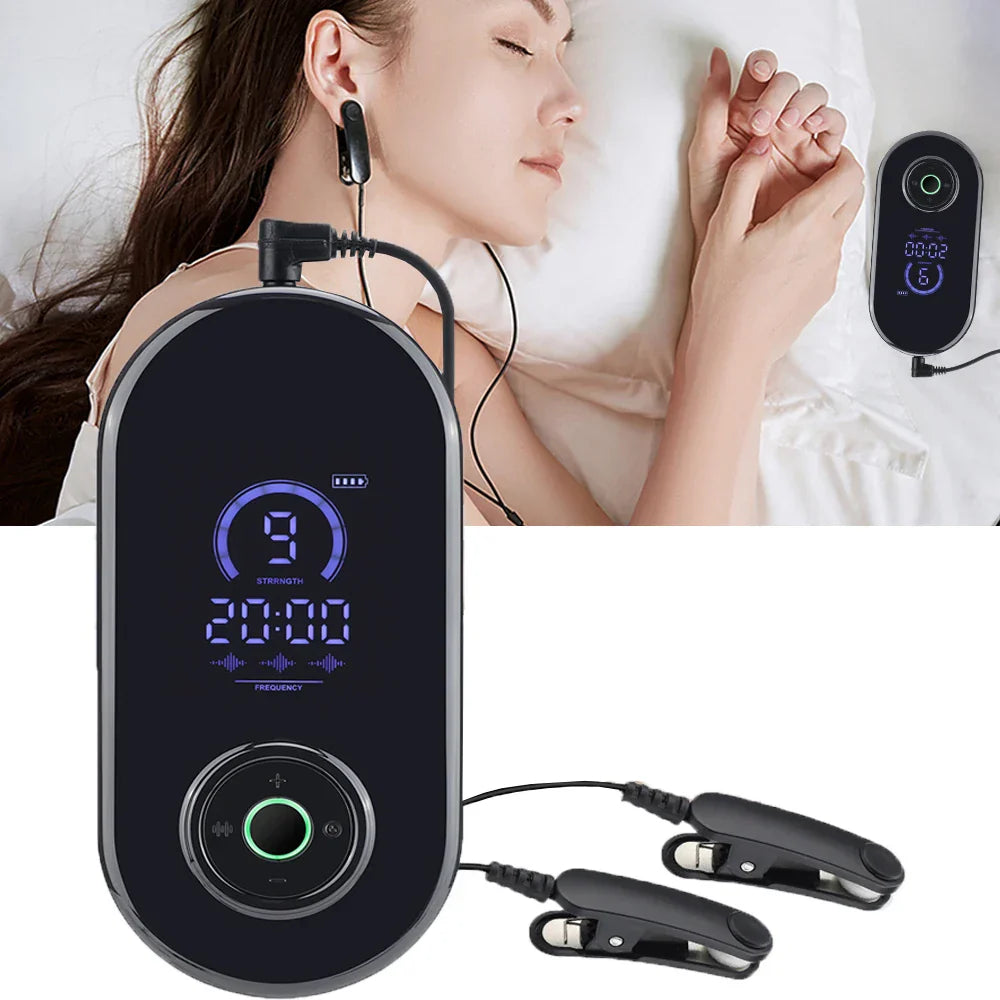 Sleep Aid Ear Clip for Insomnia, Anxiety, Depression, Migraine Relief & Improved Night Sleep
