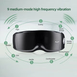 Smart Eye Massager with Magnetic Therapy, 9 Modes, Vibrator, Relieves Fatigue, Eyeball Massage Instrument