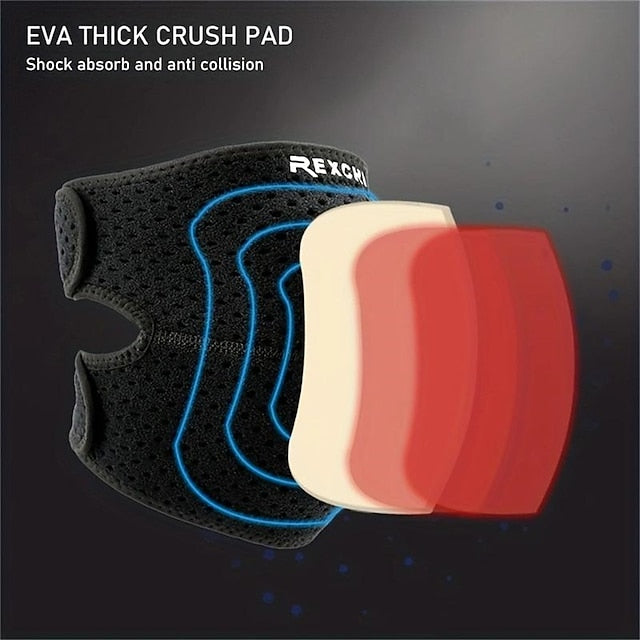 Breathable Sports Knee Pads for Running, Basketball, Cycling & Mountaineering - 1pc Pressurized Support & Protection