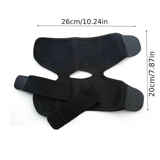 Ankle Support Compression Strap - Achilles Tendon Brace for Foot Sprain & Sports - Adjustable Injury Prevention