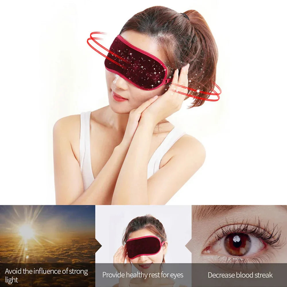 Tourmaline Far Infrared Eye Massager Mask for Pain Relief and Deep Sleep