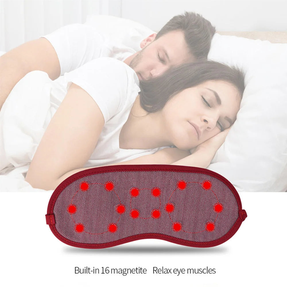 Tourmaline Far Infrared Eye Massager Mask for Pain Relief and Deep Sleep