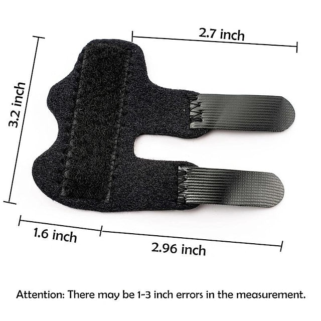 Adjustable Trigger Finger Splint Brace for Broken Finger Protection - Fits Index, Middle & Ring Finger
