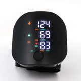USB Rechargeable Wrist Blood Pressure Monitor with LED Display, Fast Measurement, Heart Rate Detection