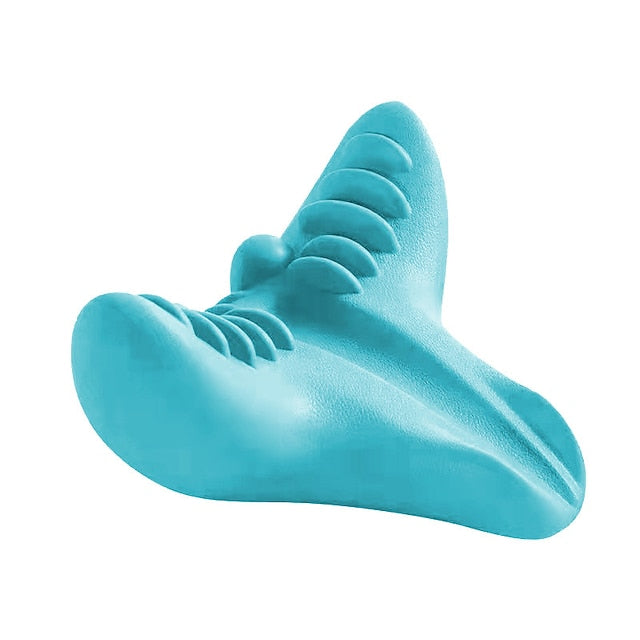 Cervical Spine Massage Pillow - Portable Neck & Shoulder Relaxer for TMJ Pain Relief & Alignment