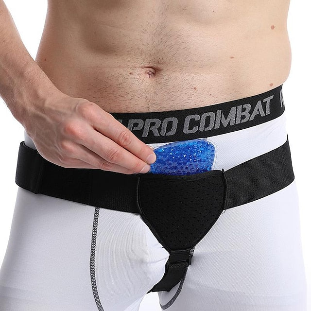 Inguinal Hernia Belt for Men & Women - Adjustable Support Truss with Removable Compression Pad