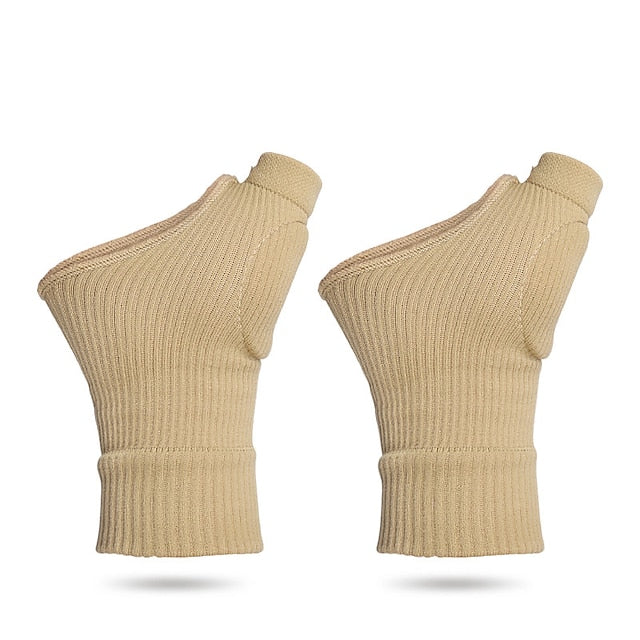 Unisex Compression Wrist Support Gloves for Arthritis & Sports - Fingerless Thumb Sleeve Brace