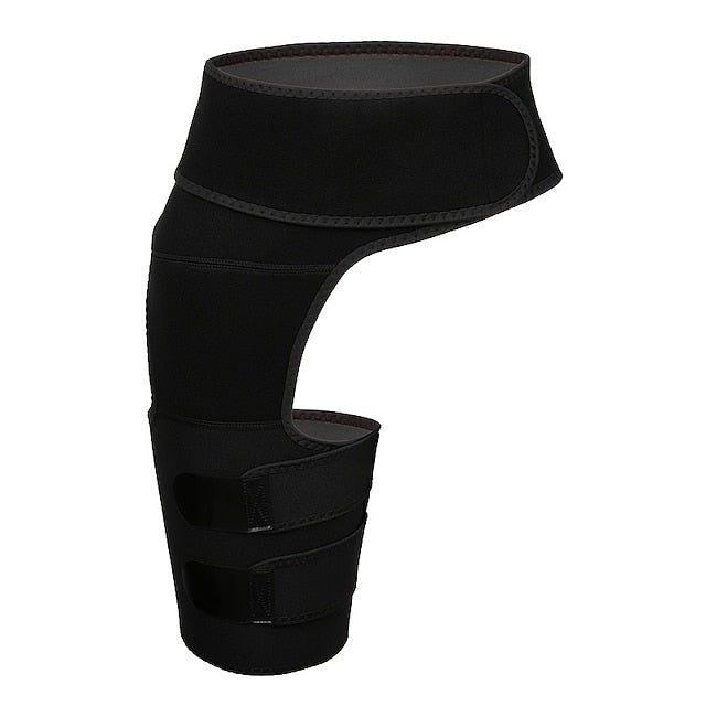 Hip Brace Compression Sleeve for Thigh & Groin Pain Relief, Support for Sciatica & Hip Replacements