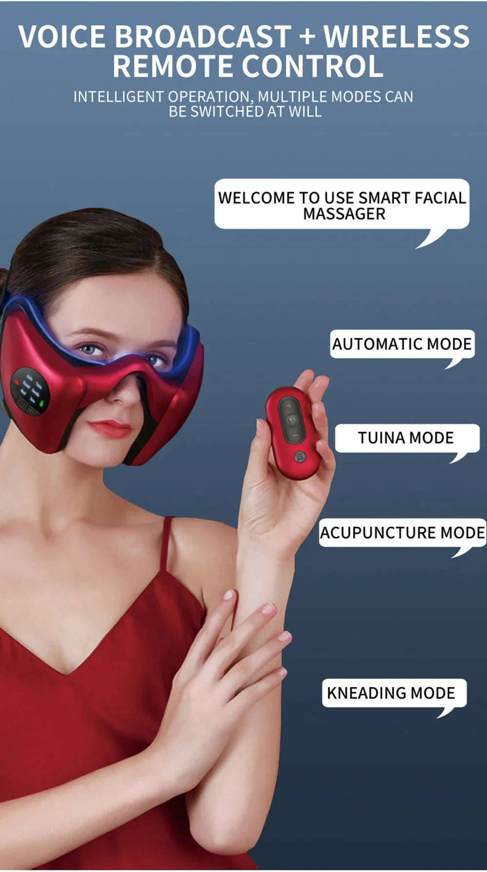 V-Shaped Facial Massager, Lift & Tighten Muscles, Mandibular Weight Loss, Face Care Phototherapy