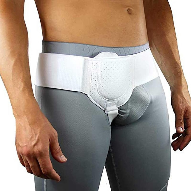 Inguinal Hernia Belt for Men & Women - Adjustable Support Truss with Removable Compression Pad