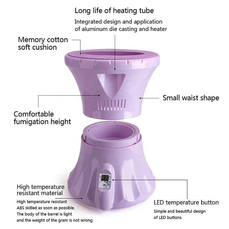 Vaginal Steam Seat for Women, Personal Health Care Steamer Chair, Gynecological Fumigation Instrument