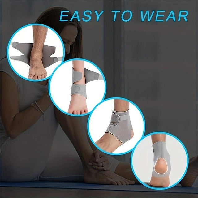 Adjustable Ankle Brace - Breathable Neoprene, Comfortable Fit for Sports - 1pc